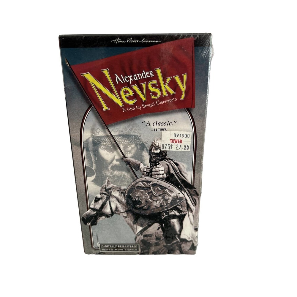 Alexander Nevsky Sergei Eisenstain VHS Tape Remastered English Subtitles New 99